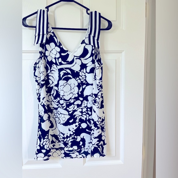 CAbi Shoulder tie Top - Size M #5731 - Picture 2 of 10